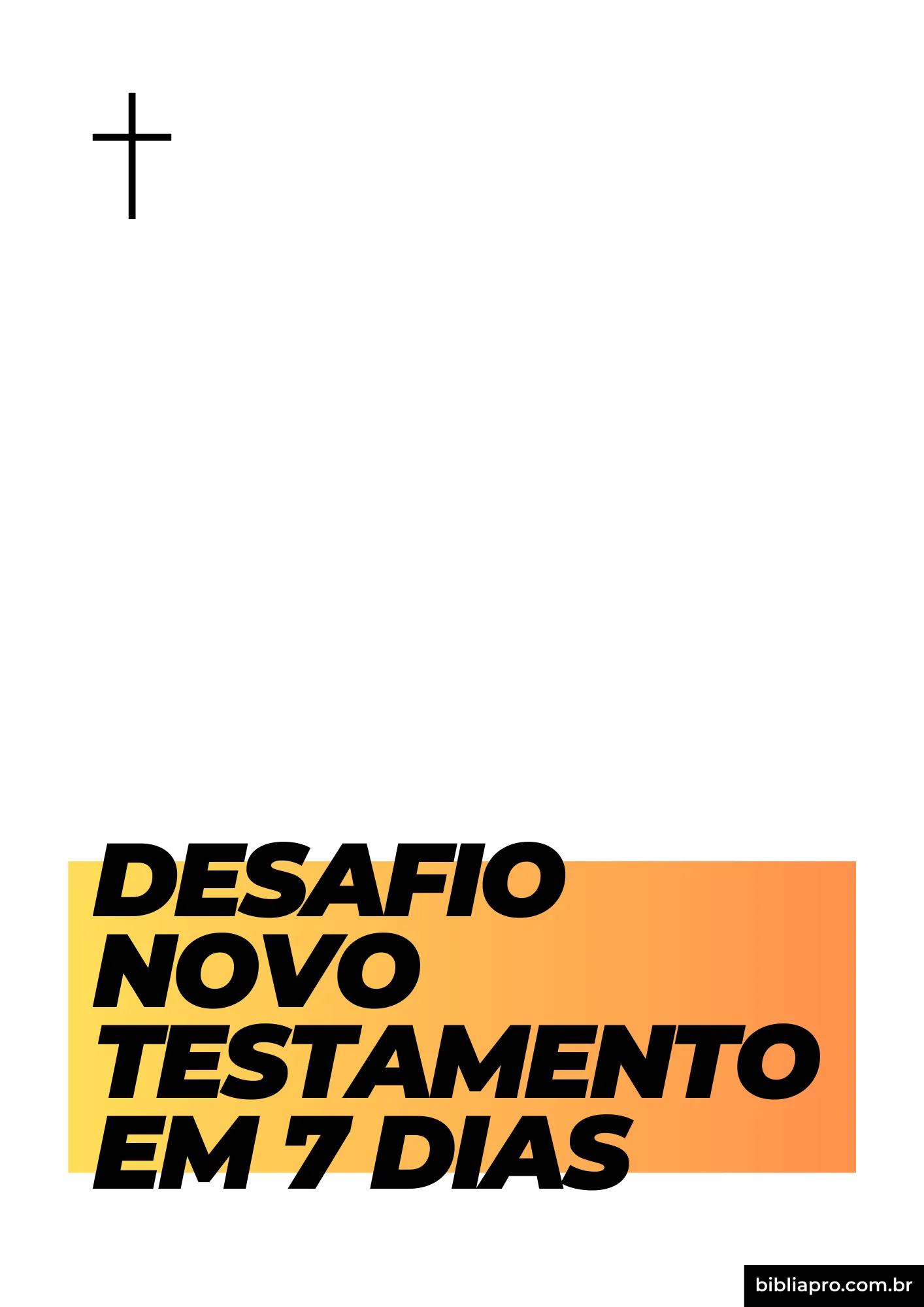 Desafio Novo Testamento em 7 Dias