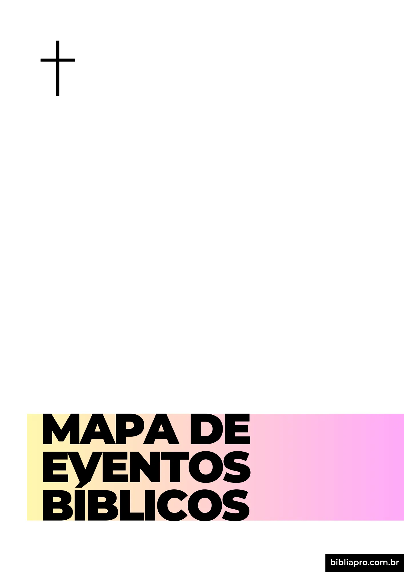 Mapa de Eventos Biblicos